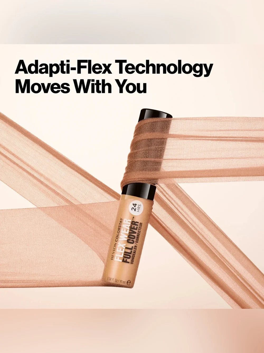 REVLON ColorStay Flex Wear Full Cover Concealer - 040 Medium, NEW